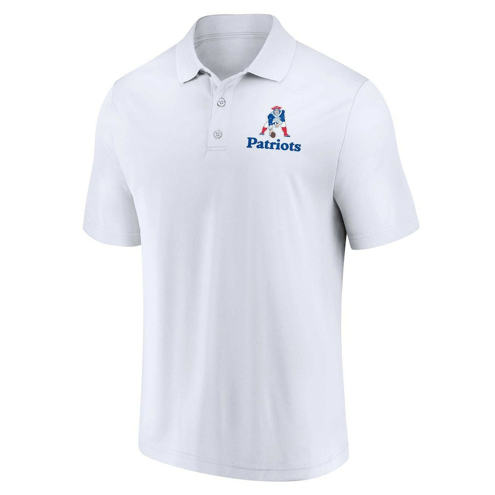 New England Patriots Throwback Two-Pack Polo Set - White/Royal sale