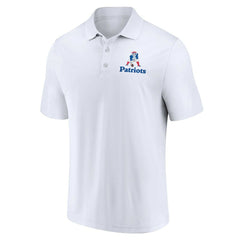 New England Patriots Throwback Two-Pack Polo Set - White/Royal sale