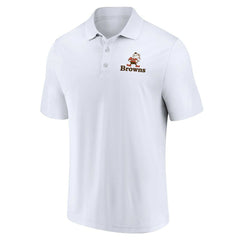 Cleveland Browns Throwback Two-Pack Polo Set - White/Brown online