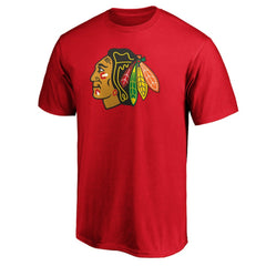 Chicago Blackhawks Primary Logo Team T-Shirt - Red T-shirts