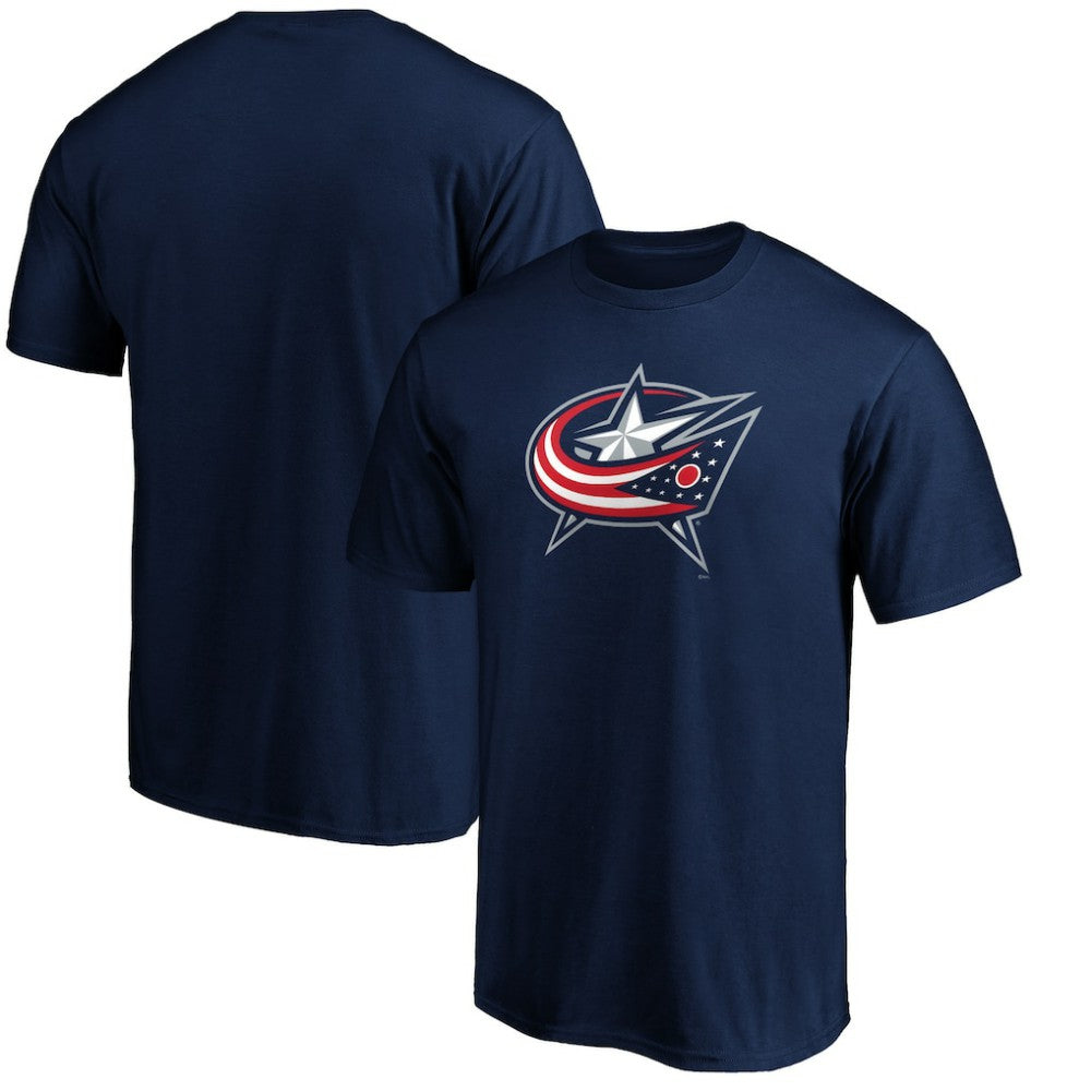 Columbus Blue Jackets Primary Logo T-Shirt - Navy T-shirts