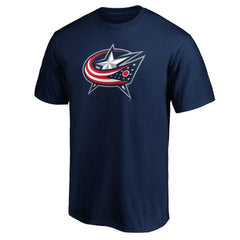 Columbus Blue Jackets Primary Logo T-Shirt - Navy T-shirts