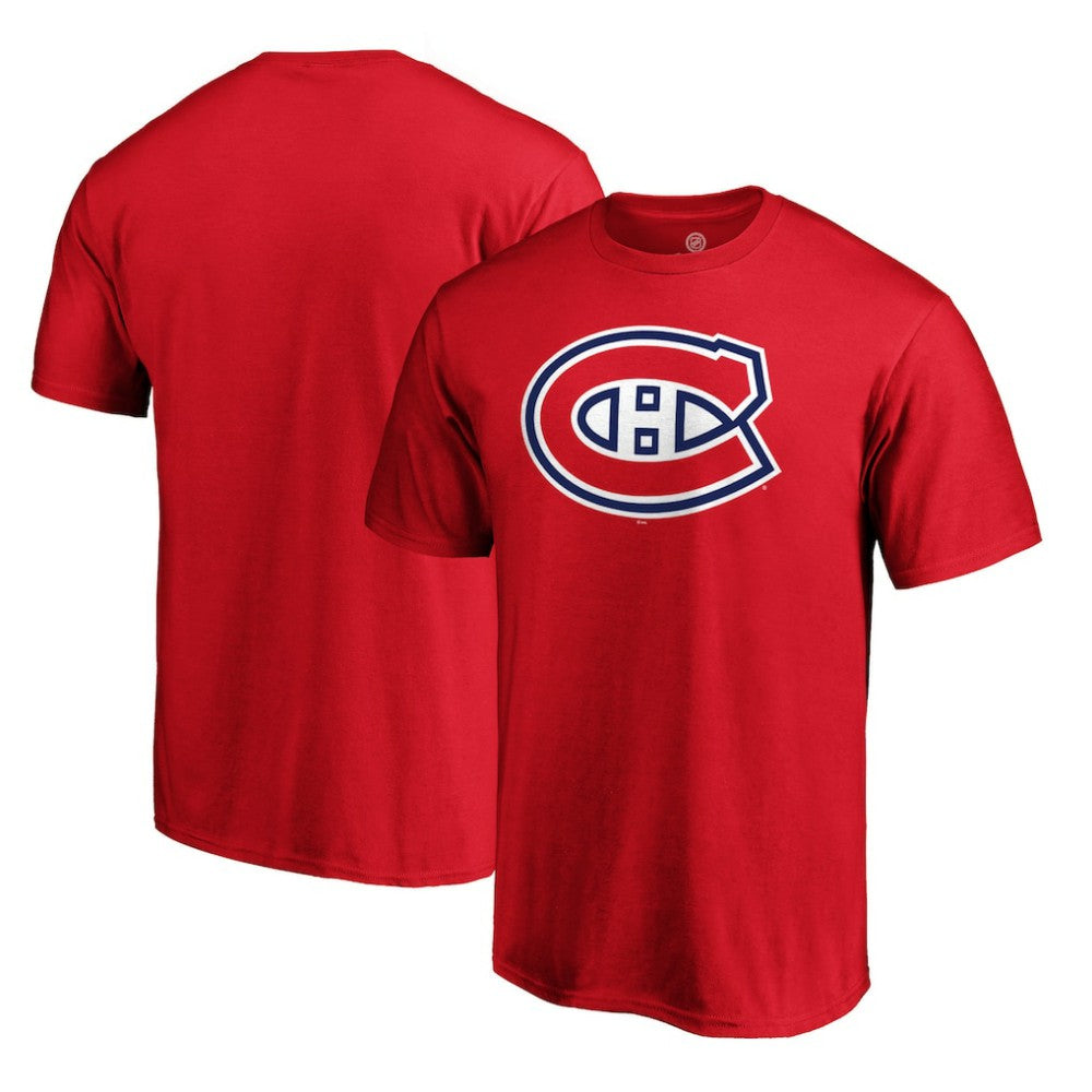Montreal Canadiens Primary Logo Team T-Shirt - Red T-shirts