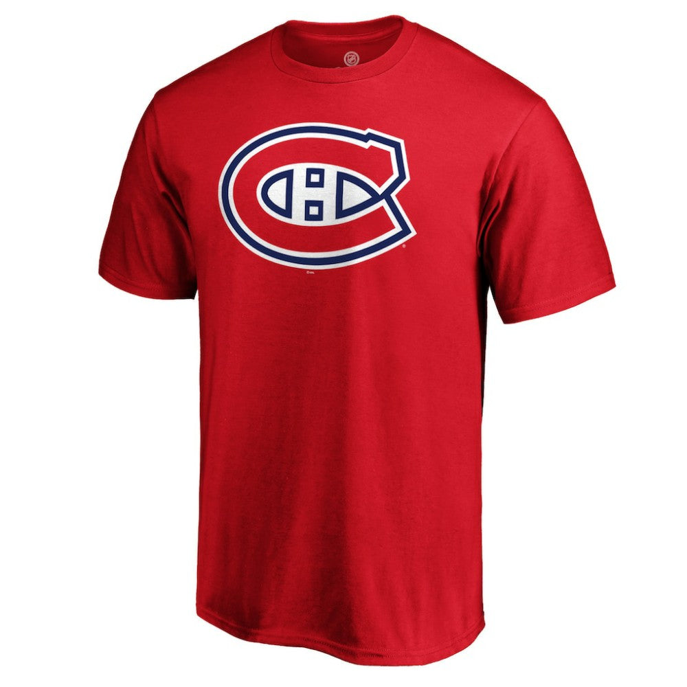 Montreal Canadiens Primary Logo Team T-Shirt - Red T-shirts