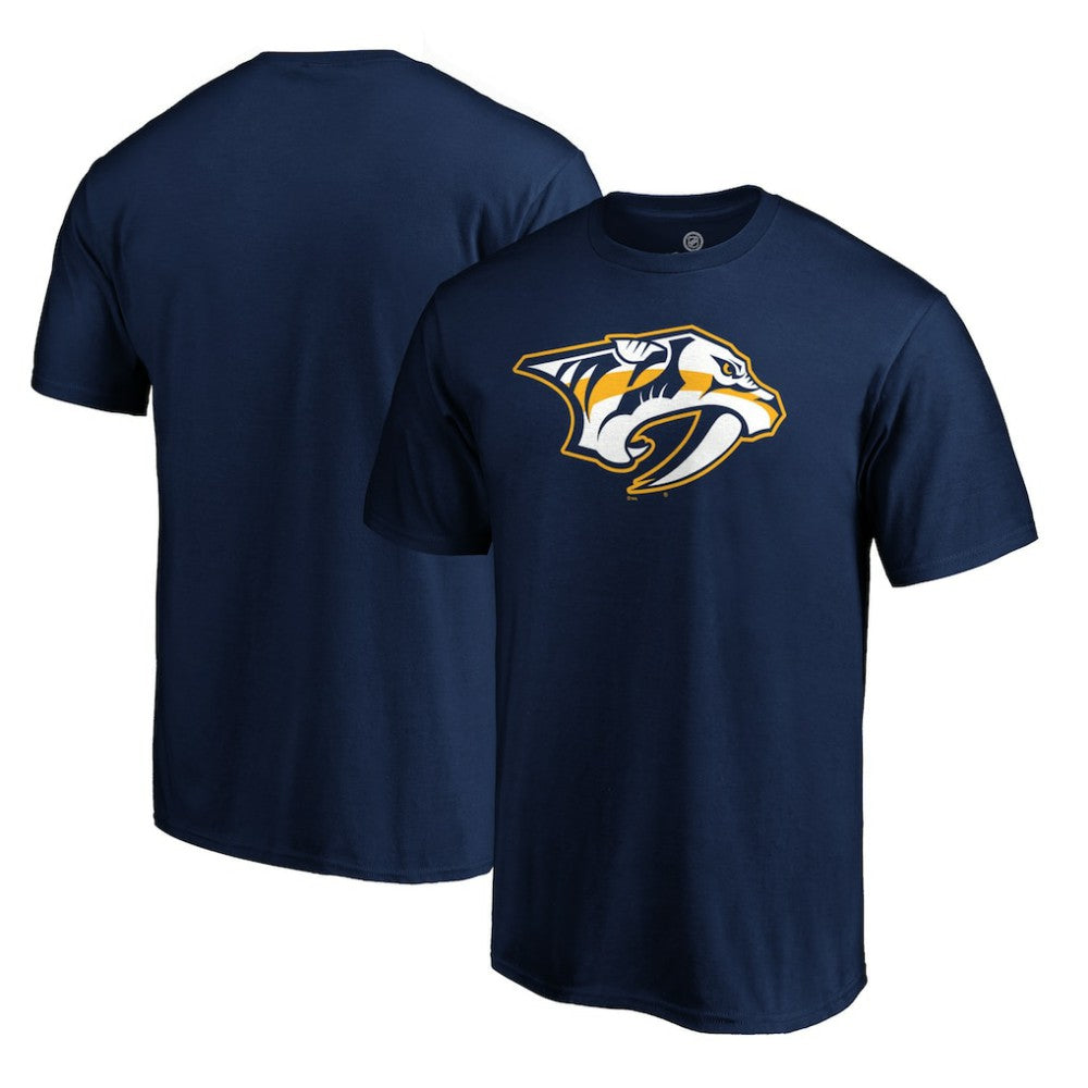 Nashville Predators Primary Logo Team T-Shirt - Navy T-shirts
