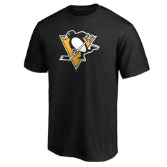 Pittsburgh Penguins Primary Logo T-Shirt - Black T-shirts
