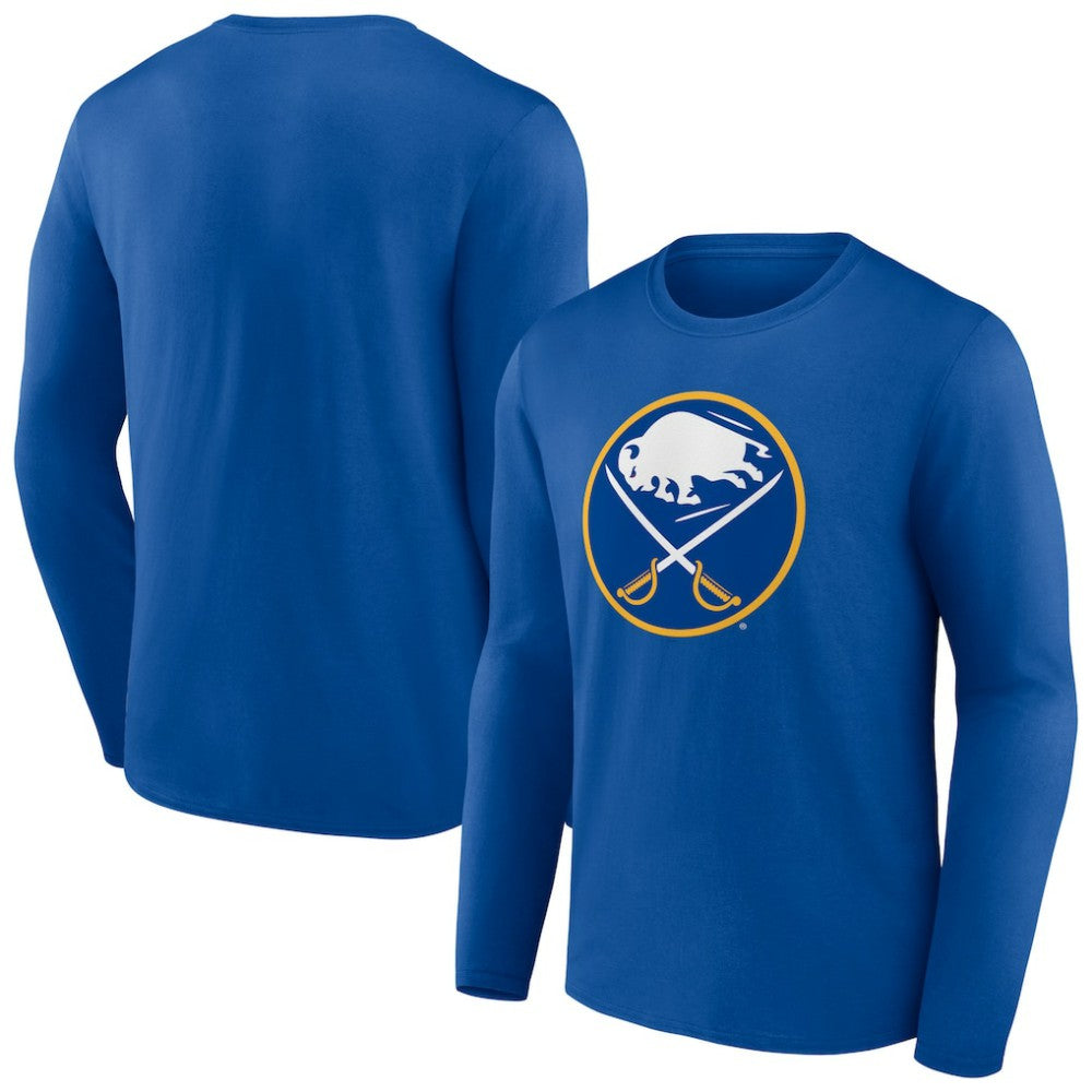Buffalo Sabres Primary Logo Team Long Sleeve T-Shirt - Royal T-shirts
