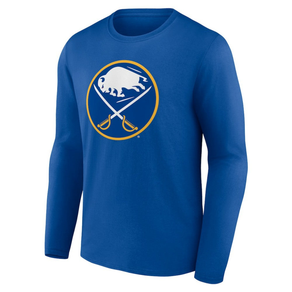 Buffalo Sabres Primary Logo Team Long Sleeve T-Shirt - Royal T-shirts