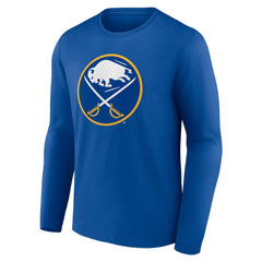 Buffalo Sabres Primary Logo Team Long Sleeve T-Shirt - Royal T-shirts