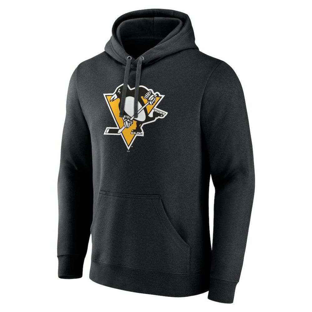 Pittsburgh Penguins Primary Team Logo Pullover Hoodie - Black Hoodies