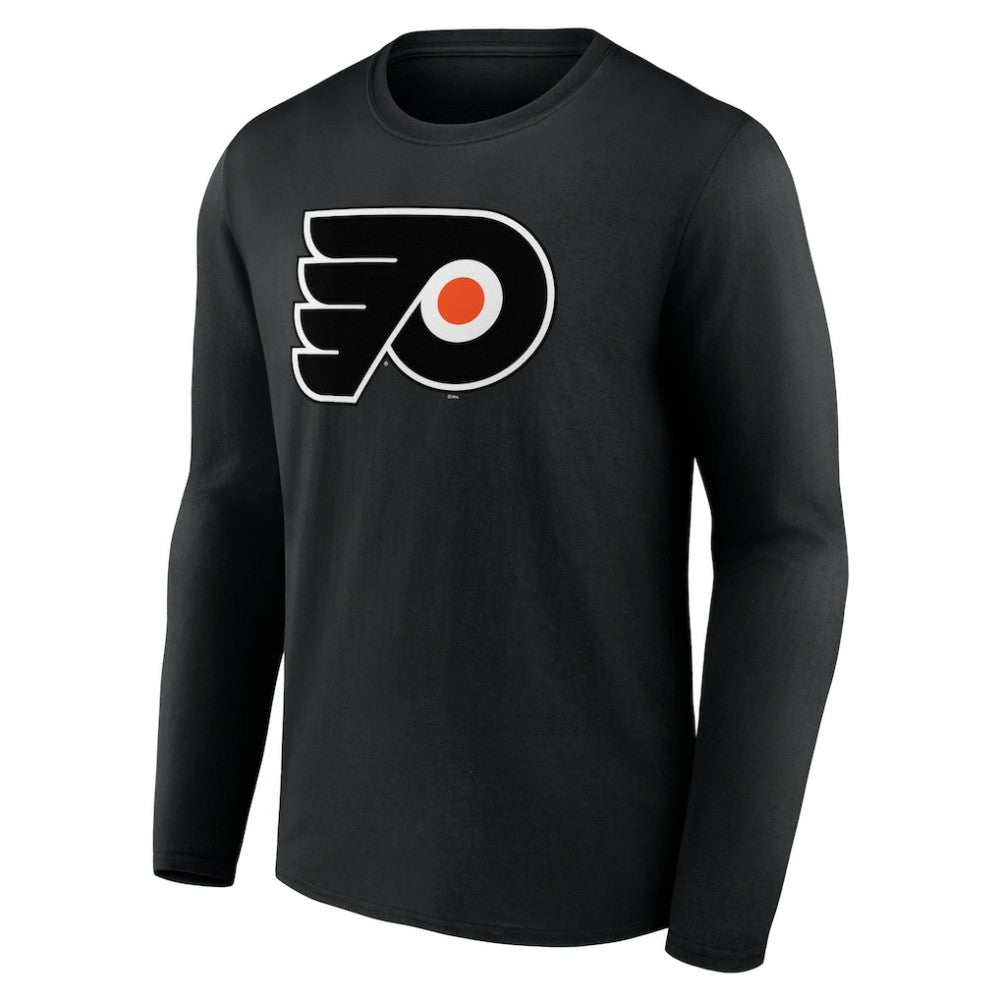 Philadelphia Flyers Primary Logo Team Long Sleeve T-Shirt - Black T-shirts