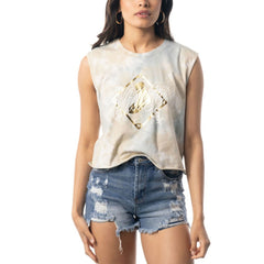 Chicago White Sox The Wild Collective Women's Washed Muscle Tank Top White