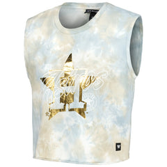 Houston Astros The Wild Collective Women's Washed Muscle Tank Top White