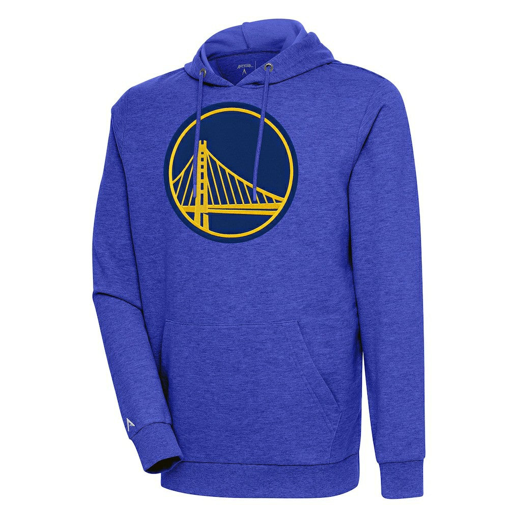 Golden State Warriors Antigua Action Pullover Hoodie sale - Heather Royal discount