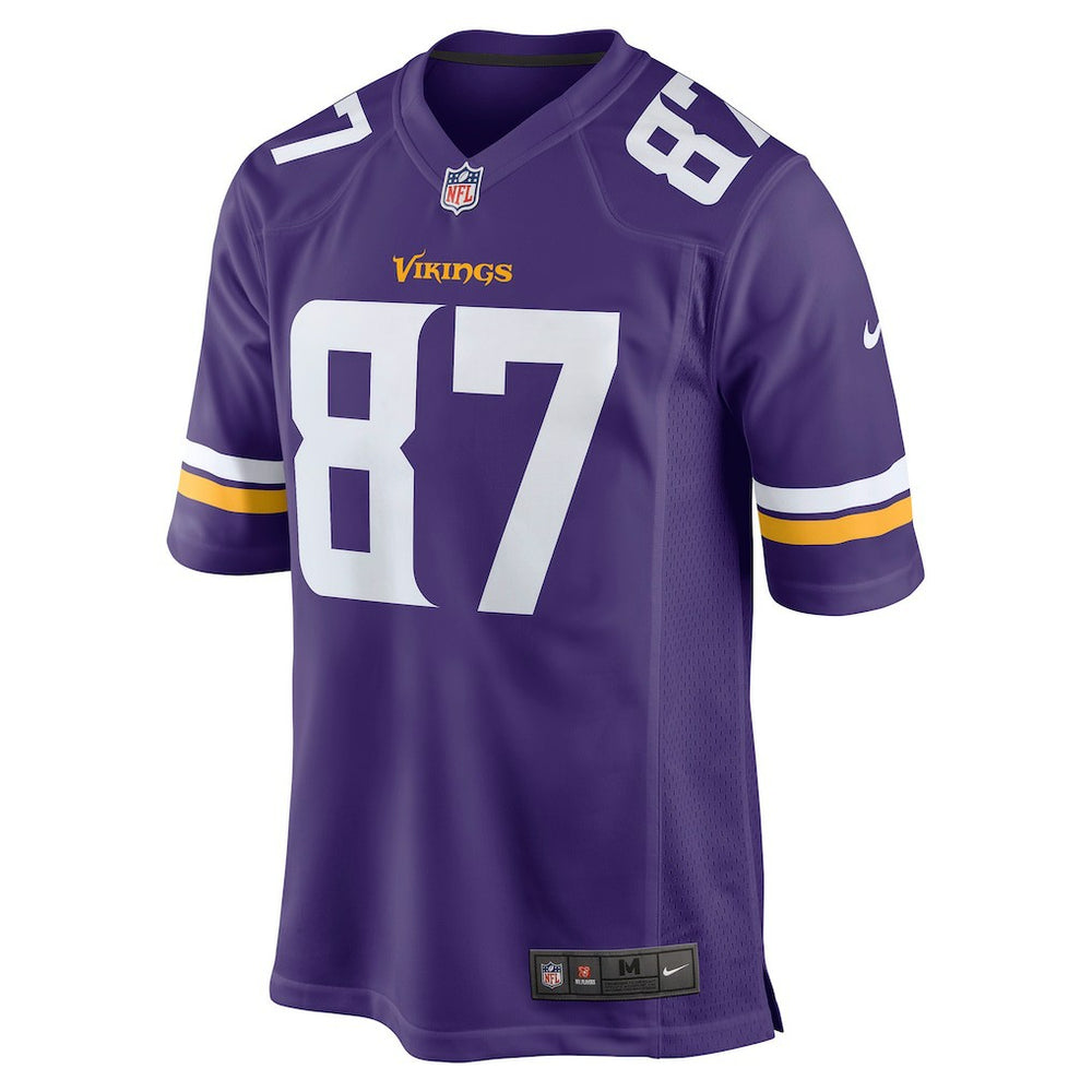 T.J. Hockenson Minnesota Vikings Game Player Jersey - Purple cheap