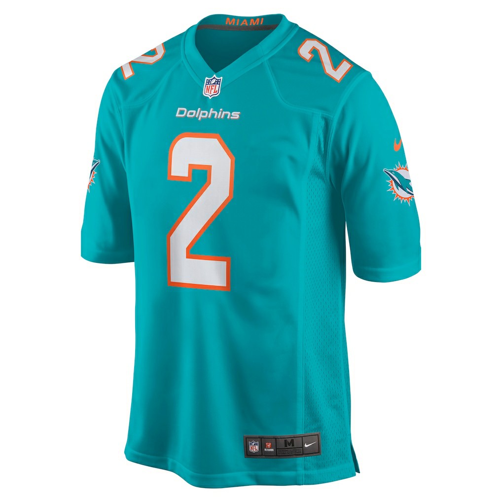 Bradley Chubb Miami Dolphins Game Player Jersey - Aqua discount