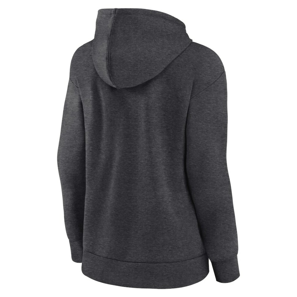 Pittsburgh Penguins Women's Primary Logo Pullover Hoodie - Charcoal Hoodies