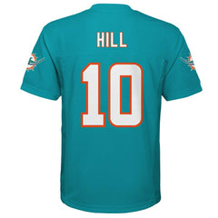 Tyreek Hill Miami Dolphins Youth Replica Player Jersey - Aqua on sale