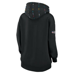 Tennessee Titans Women's 2023 NFL Crucial Catch Club Pullover Hoodie - Black on sale