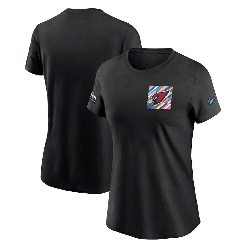 Arizona Cardinals Women's Crucial Catch Sideline Tri-Blend T-Shirt - Black online