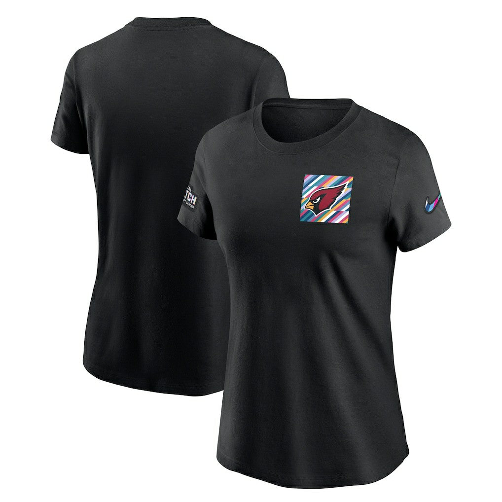Arizona Cardinals Women's Crucial Catch Sideline Tri-Blend T-Shirt - Black online