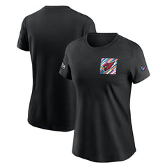 Arizona Cardinals Women's Crucial Catch Sideline Tri-Blend T-Shirt - Black online