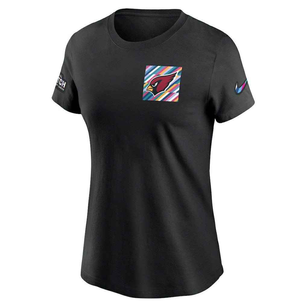 Arizona Cardinals Women's Crucial Catch Sideline Tri-Blend T-Shirt - Black online