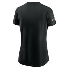 Houston Texans Women's Crucial Catch Sideline Tri-Blend T-Shirt - Black on sale