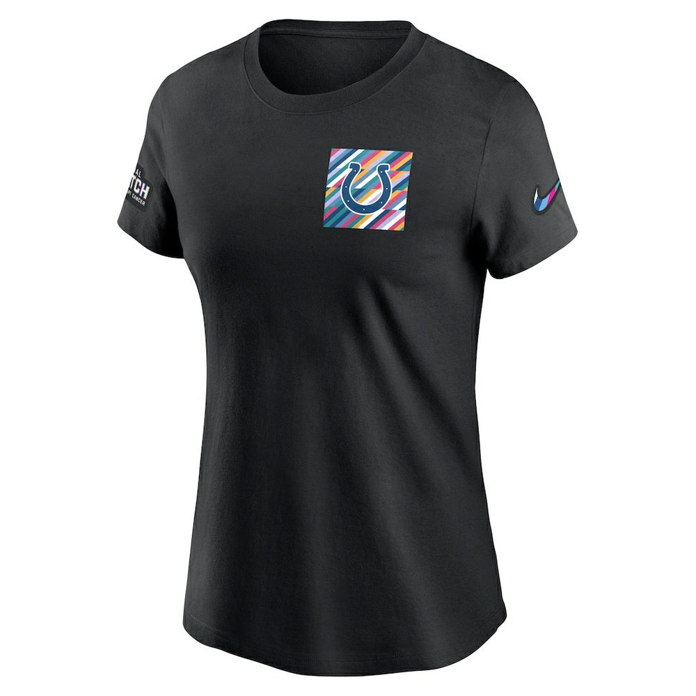 Indianapolis Colts Women's Crucial Catch Sideline Tri-Blend T-Shirt - Black outlet