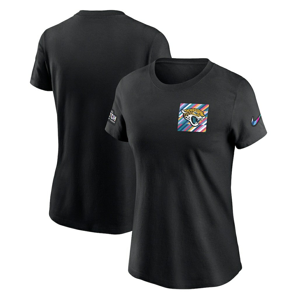 Jacksonville Jaguars Women's Crucial Catch Sideline Tri-Blend T-Shirt - Black online