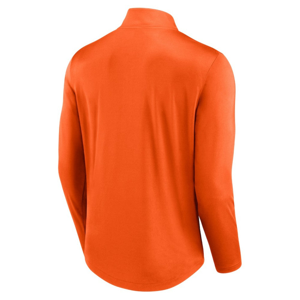Philadelphia Flyers Fanatics Mock Neck Quarter-Zip Top - Orange Tops