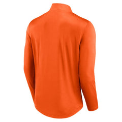 Philadelphia Flyers Fanatics Mock Neck Quarter-Zip Top - Orange Tops