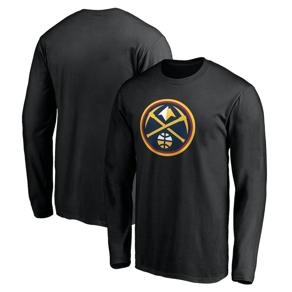 Denver Nuggets Primary Team Logo Long Sleeve T-Shirt sale - Black shop