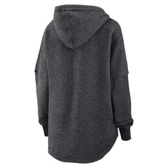 San Francisco Giants Women's Luxe Pullover Hoodie Heather Charcoal