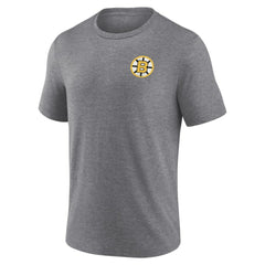Boston Bruins Fanatics Winger Tri-Blend T-Shirt - Heather Gray T-shirts