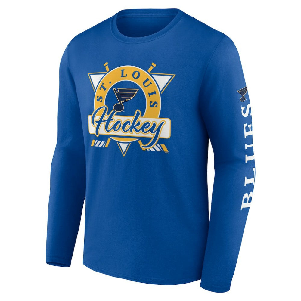 St. Louis Blues Fanatics Rinkside Long Sleeve T-Shirt - Blue T-shirts