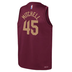 Donovan Mitchell Cleveland Cavaliers Youth Swingman Jersey sale - Icon Editi- Wine cheap
