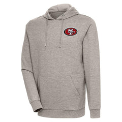 San Francisco 49ers Antigua Action Lightweight Pullover Hoodie - Oatmeal sale