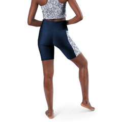 Dallas Cowboys Certo Women's High Waist Logo Two-Pocket Biker Shorts - Navy outlet