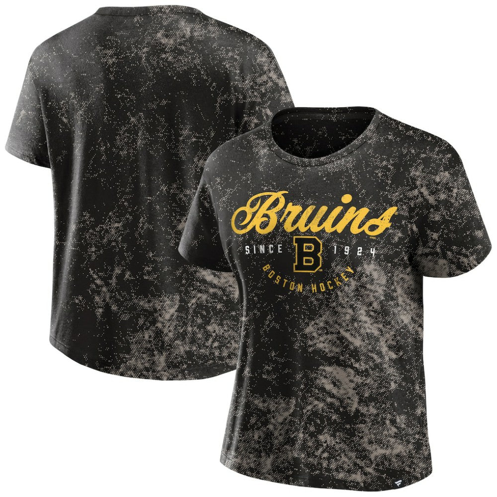 Boston Bruins Fanatics Women's Breakaway T-Shirt - Black T-shirts