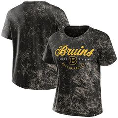 Boston Bruins Fanatics Women's Breakaway T-Shirt - Black T-shirts
