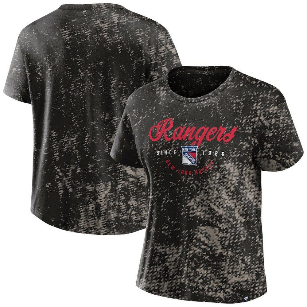 New York Rangers Fanatics Women's Breakaway T-Shirt - Black T-shirts