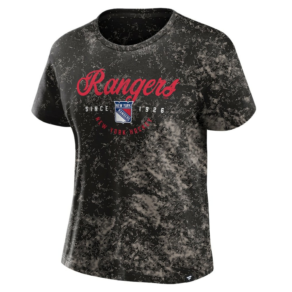 New York Rangers Fanatics Women's Breakaway T-Shirt - Black T-shirts