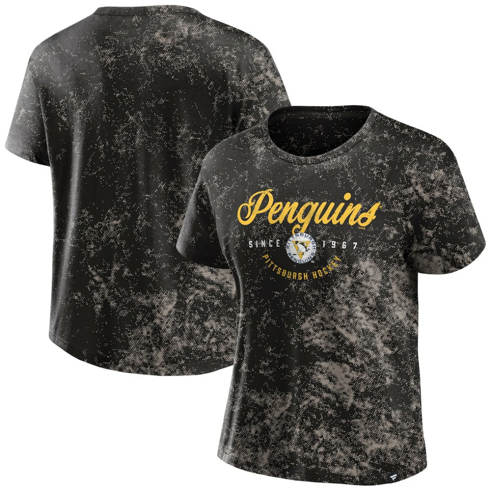 Pittsburgh Penguins Fanatics Women's Breakaway T-Shirt - Black T-shirts