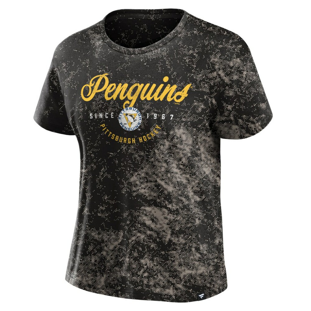 Pittsburgh Penguins Fanatics Women's Breakaway T-Shirt - Black T-shirts