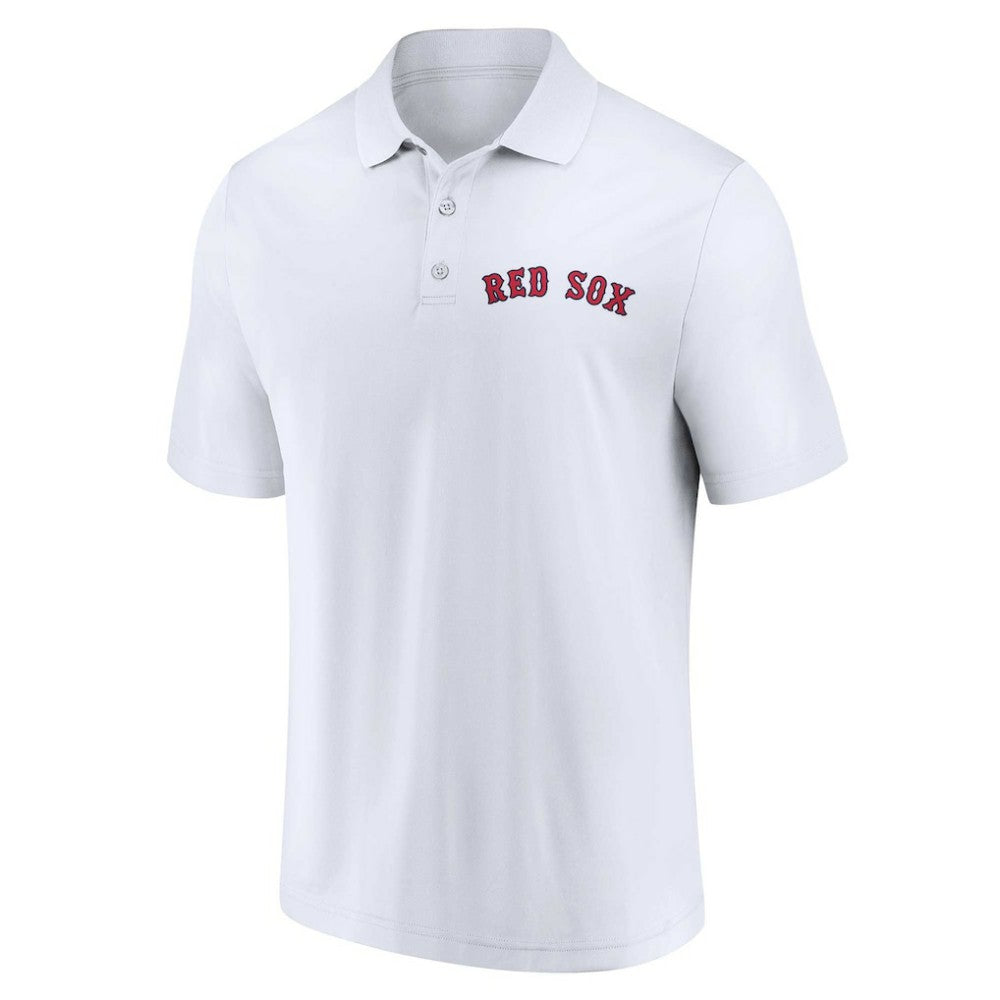 Boston Red Sox Two-Pack Logo Lockup Polo Set Navy/White