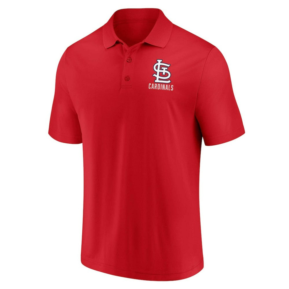 St. Louis Cardinals Two-Pack Logo Lockup Polo Set Red/White
