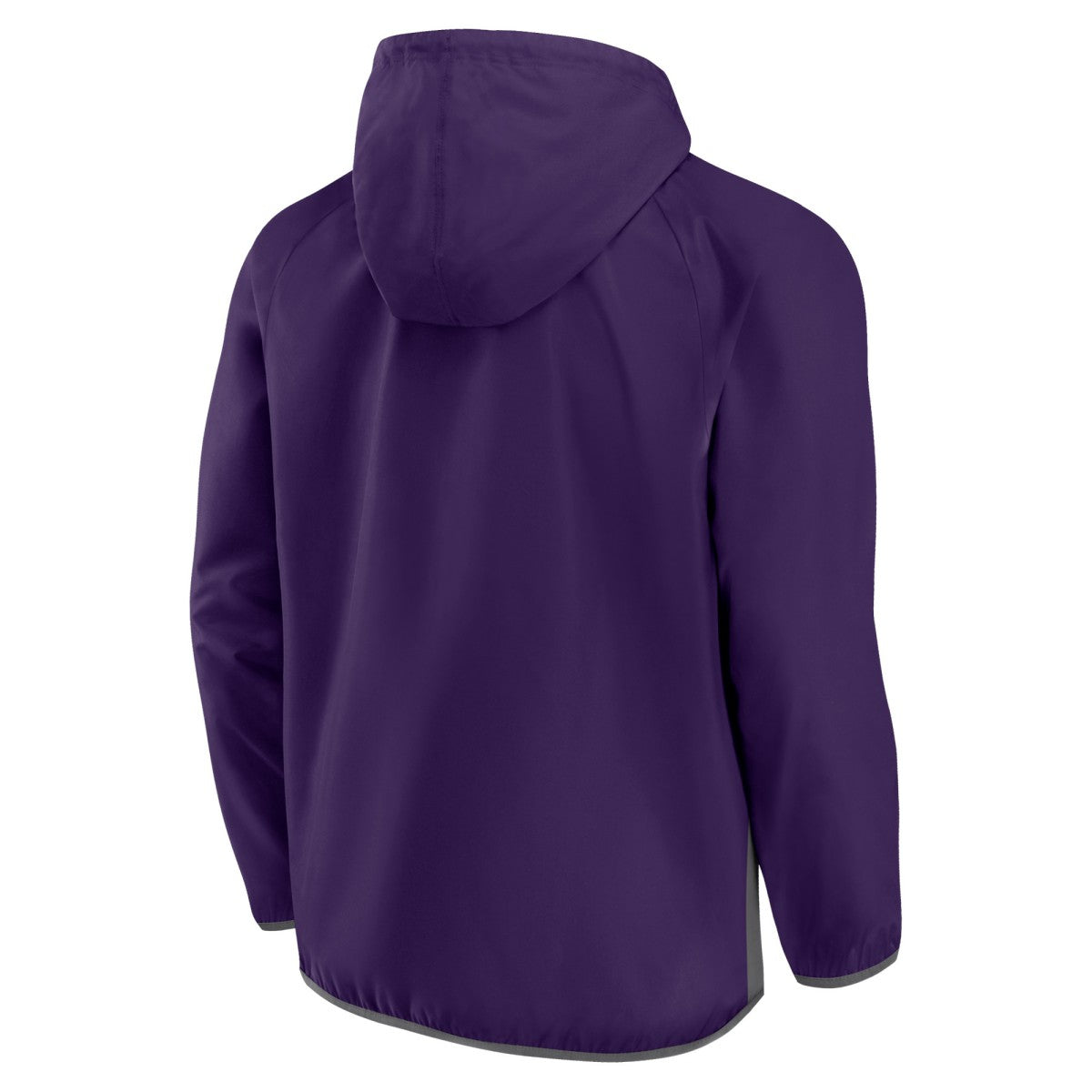 Phoenix Suns Anorak Flagrant Foul Color-Block Raglan Hoodie Half-Zip Jacket - Purple/Gray on sale