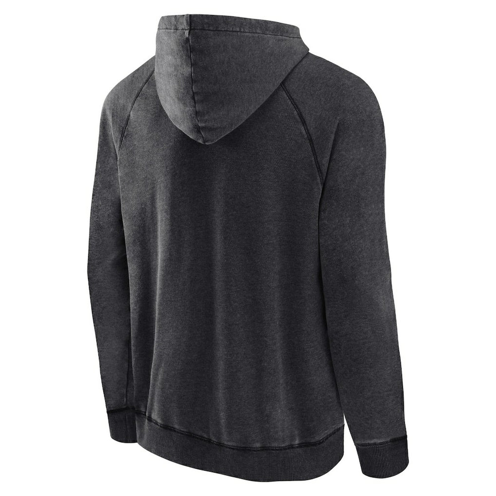 Brooklyn Nets Foul Trouble Snow Wash Raglan Pullover Hoodie - Heather Charcoal on sale