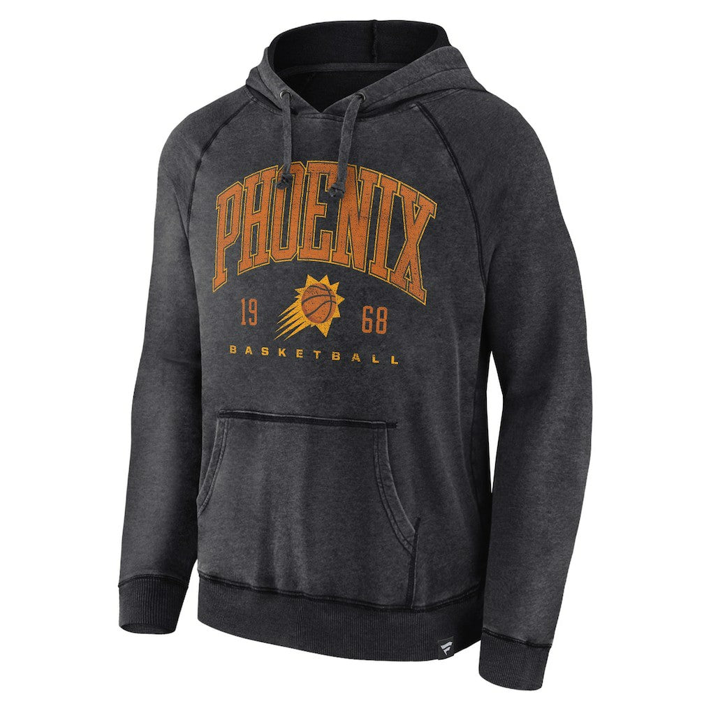 Phoenix Suns Foul Trouble Snow Wash Raglan Pullover Hoodie sale - Heather Charcoal for sale